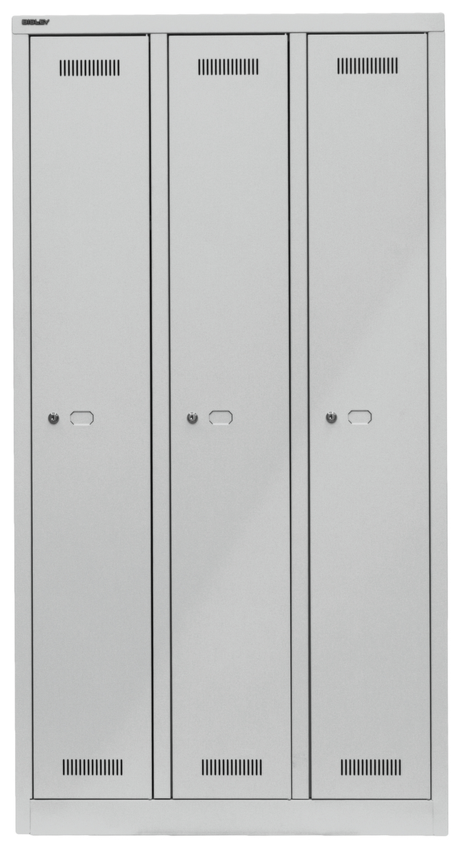 Bisley Garderobenschrank MonoBloc, Abteilbreite 248 mm Standard 4 ZOOM