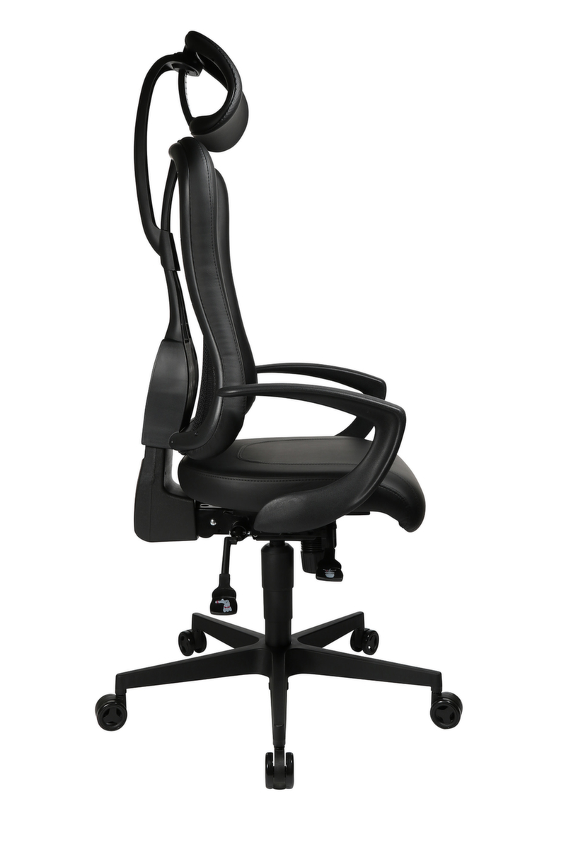 Topstar Bürodrehstuhl Sitness Racer RS mit AL "Q3" + KS mit Kopfstütze, schwarz Standard 2 ZOOM