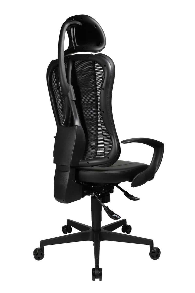 Topstar Bürodrehstuhl Sitness Racer RS mit AL "Q3" + KS mit Kopfstütze, schwarz Standard 3 ZOOM