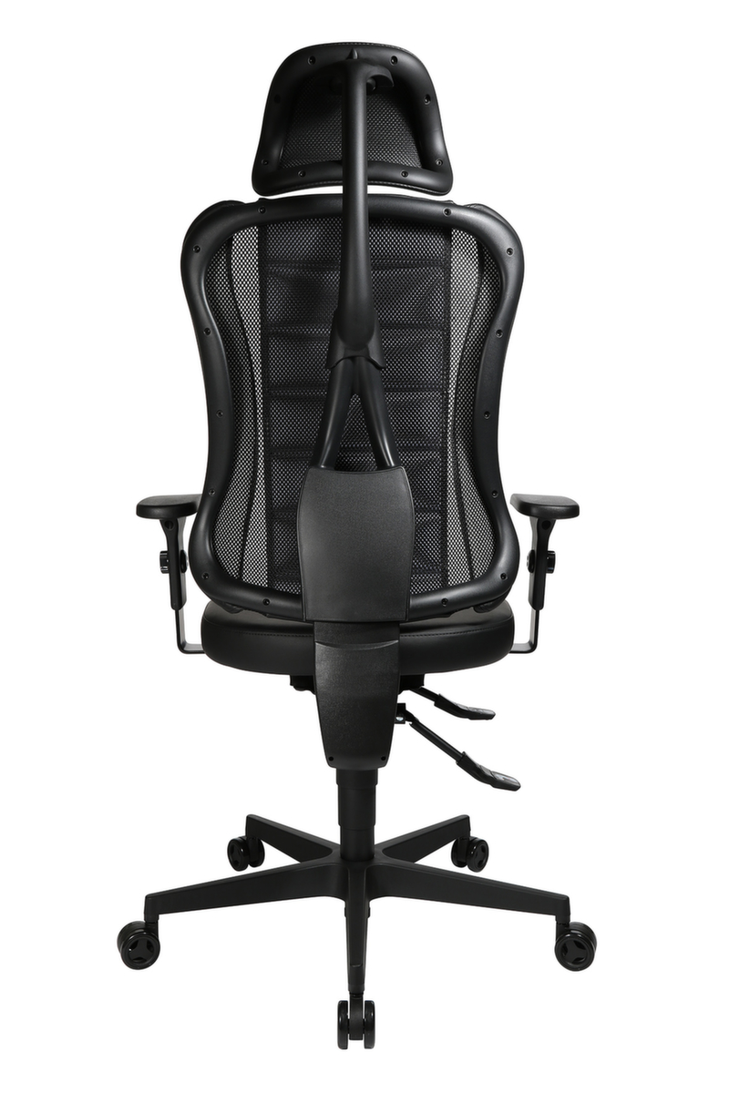 Topstar Bürodrehstuhl Sitness Racer RS mit AL "P4" + KS mit Kopfstütze, schwarz Standard 4 ZOOM