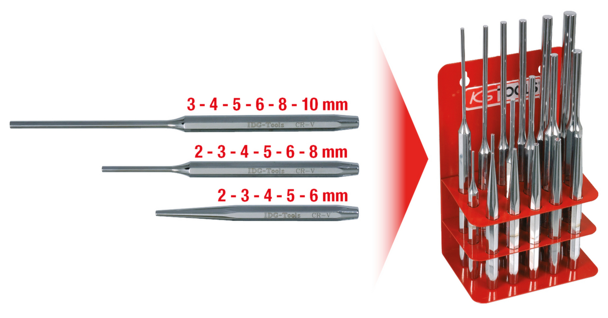 KS Tools Durchtreiber-Satz Standard 2 ZOOM