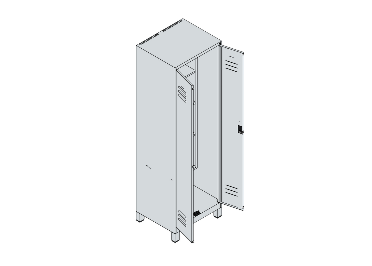 C+P Putzmittelschrank Classic Plus Standard 3 ZOOM