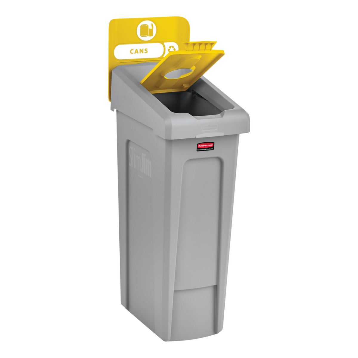 Rubbermaid Deckel Slim Jim® für Recycling-Station, gelb Standard 4 ZOOM