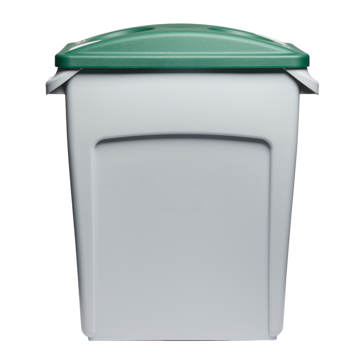 Rubbermaid Deckel Slim Jim® für Flascheneinwurf für Wertstoffsammler, grün Standard 6 ZOOM