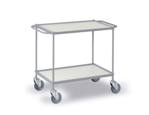 Chariot polyvalent avec étrier horizontal 785x425 mm, force 150 kg, 2 plateaux  L