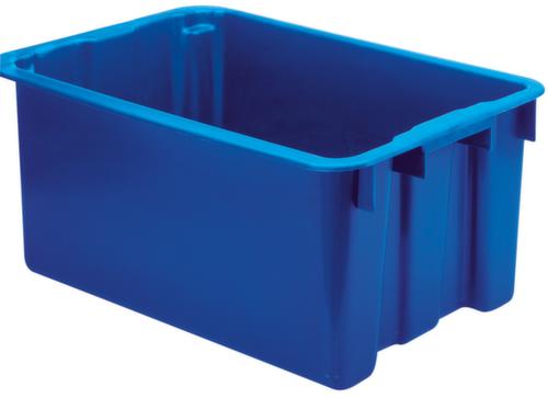 Bac gerbable emboîtable, bleu, capacité 60 l  L