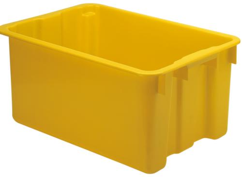 Bac gerbable emboîtable, jaune, capacité 60 l  L