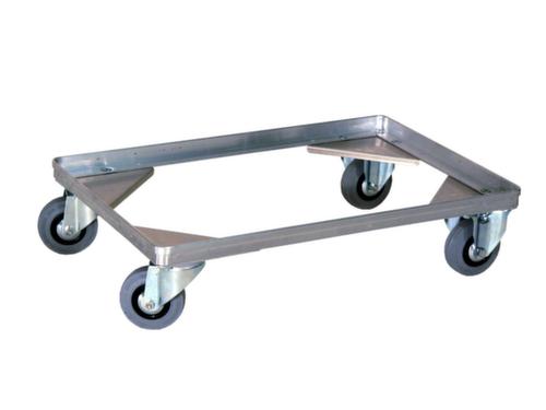 Gmöhling Châssis roulant G®-DOLLY C 915 pour bac de transport en aluminium  L