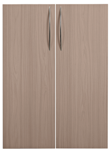 Porte à double battant Terra Nova pour rayonnage de bureau, hauteur x largeur 1140 x 800 mm