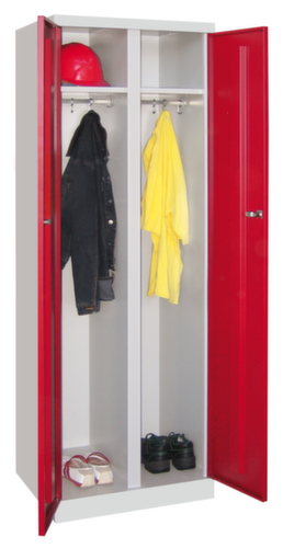 PAVOY Armoire à vêtements/linge Basis Plus à 2 compartiments, largeur de compartiment 300 mm