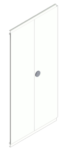 hofe Porte battante pour rayonnage sans boulons, hauteur x largeur 2000 x 1000 mm