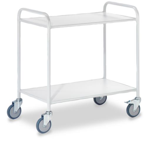 Rollcart Chariot de bureau, force 100 kg, 2 plateaux  L