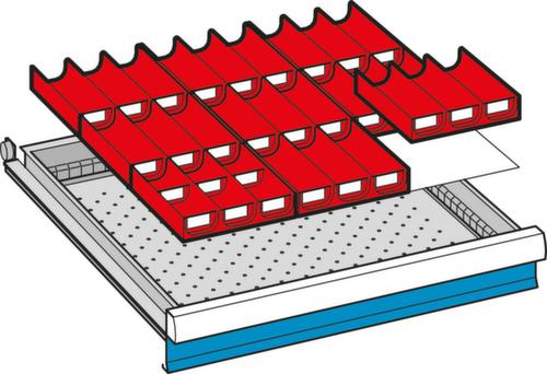 Kit de godets pour tiroirs 564 mm  L