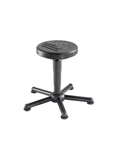 meychair Tabouret Assistent A9, assise noir, patins  L