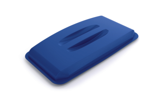 Durable Couverture de soutien pour conteneur de tri sélectif, bleu  L