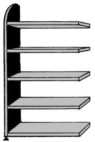 Etagère de bureau autoconstruite, largeur 1020 mm, 5 tablettes  L