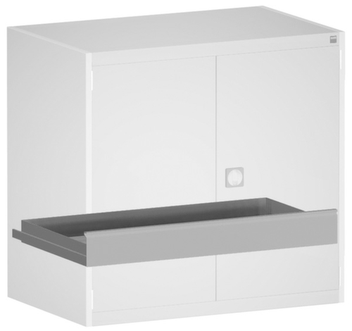 bott Tiroir cubio avec extension charges lourdes pour armoire modulable, hauteur x largeur 125 x 1300 mm  L