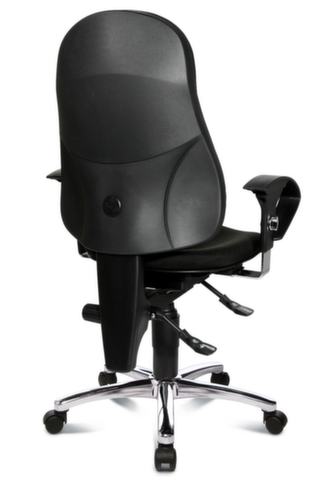 Topstar siège de bureau pivotant Sitness 10 avec mécanisme de contact permanent, noir  L