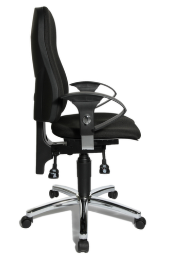 Topstar siège de bureau pivotant Sitness 10 avec mécanisme de contact permanent, noir  L