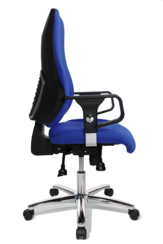 Topstar Siège de bureau pivotant Sitness 55 avec articulation Body-Balance-Tec®, bleu royal  L