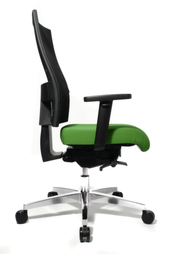 Topstar Siège pivotant Sitness 60 avec articulation Body-Balance-Tec, Dossier maille, vert  L