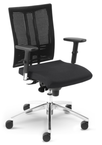 Nowy Styl Siège de bureau pivotant, Dossier maille, gris  L