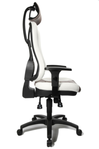 Topstar Siège de bureau pivotant Head Point RS, gris/blanc  L