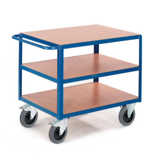 Rollcart Chariot à plateaux 850x500 mm, force 600 kg, 3 plateaux  L