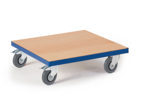 Rollcart Chariot à caisses avec zone de chargement en bois, force 250 kg, TPE bandage  L