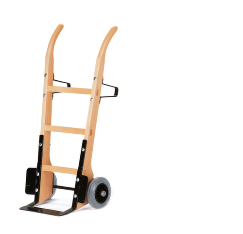 Rollcart Diable de manutention en bois renforts en acier mi-hauts  L