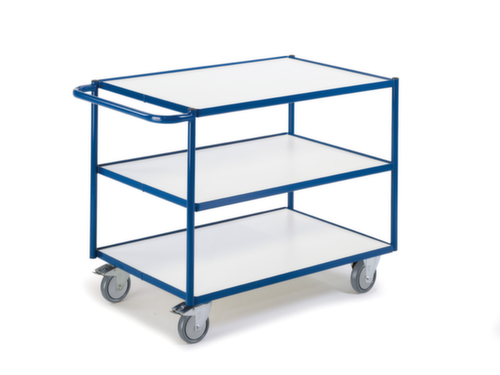 Rollcart Chariot à plateaux ESD 990x590 mm, force 300 kg, 3 plateaux  L