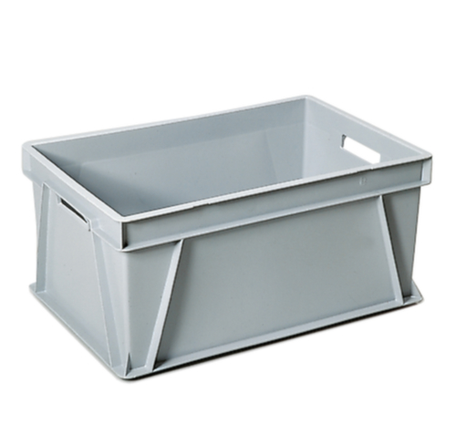 Rollcart Caisse norme Europe, gris, longueur x largeur 600 x 400 mm  L