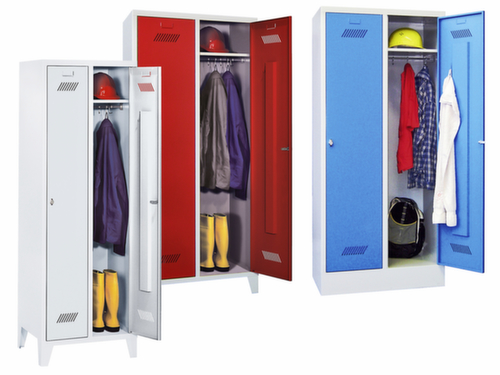 PAVOY Armoire vestiaire Basis avec 2 compartiments  L