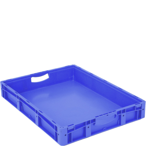 Bac gerbable norme Europe de grand volume, bleu, capacité 43 l  L