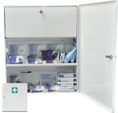 actiomedic Armoire de premiers secours en acier, selon DIN 13169  L