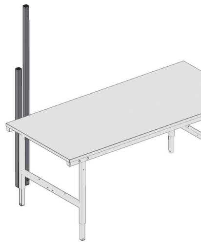 Rocholz Rack 2000 pour table d'emballage, hauteur 1170 mm  L