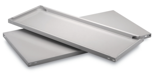 hofe Tablette pour rayonnage de stockage, largeur x profondeur 1300 x 300 mm, RAL7035 gris clair  L