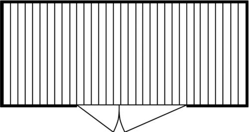 Säbu Conteneur de stockage galvanisé grand volume XXL avec plancher en bois  L