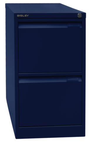 Bisley Armoire pour dossiers suspendus, 2 extensions, bleu Oxford/bleu Oxford  L