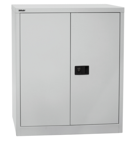 Bisley Armoire de classement, 2 hauteurs des classeurs, gris clair/gris clair  L