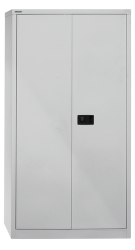 Bisley Armoire de classement, 4 hauteurs des classeurs, gris clair/gris clair  L