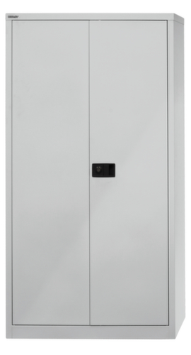 Bisley Armoire de classement, 4 hauteurs des classeurs, gris clair/gris clair  L