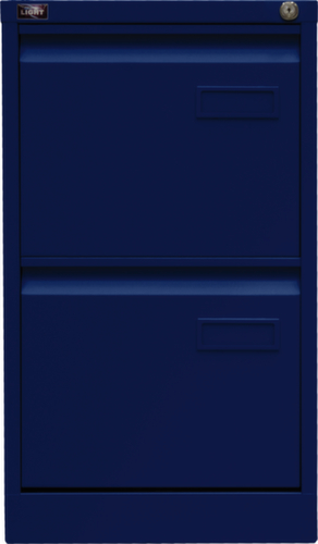 Bisley Armoire pour dossiers suspendus Light, 2 extensions, bleu Oxford/bleu Oxford  L