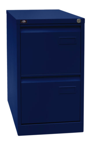 Bisley Armoire pour dossiers suspendus Light, 2 extensions, bleu Oxford/bleu Oxford  L