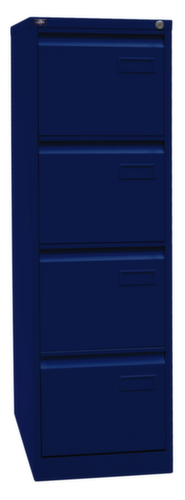 Bisley Armoire pour dossiers suspendus Light, 4 extensions, bleu Oxford/bleu Oxford  L