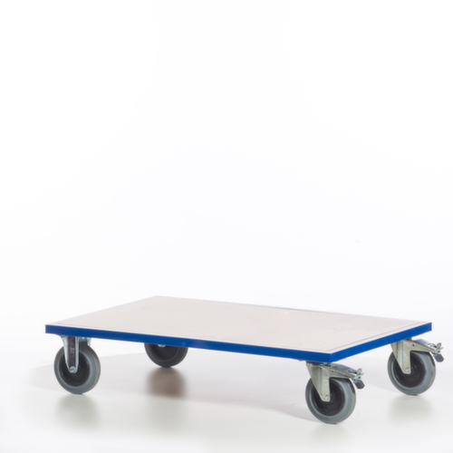 Rollcart Chariot à dossier, force 600 kg, plateau longueur x largeur 1200 x 800 mm  L