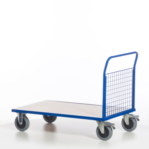 Rollcart Wagon à parois de bout de grille, force 500 kg, plateau longueur x largeur 1200 x 800 mm  L