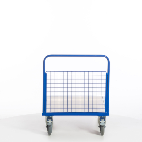 Rollcart Wagon à parois de bout de grille, force 500 kg, plateau longueur x largeur 1200 x 800 mm  L