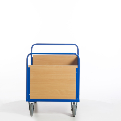 Rollcart Chariot à trois ridelles, force 600 kg, plateau longueur x largeur 1200 x 780 mm  L