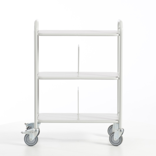 Rollcart Chariot de bureau, force 150 kg, 3 plateaux  L